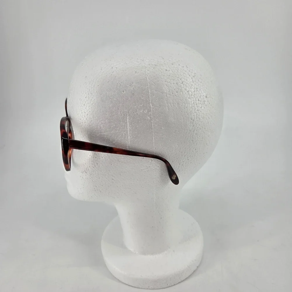 Donna Karan Bausch & Lomb Tortoise Oversized Round Eyeglasses USA 135 Vintage